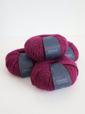 Set of 4 Jaeger Odessa DK Weight Mohair Blend Yarn